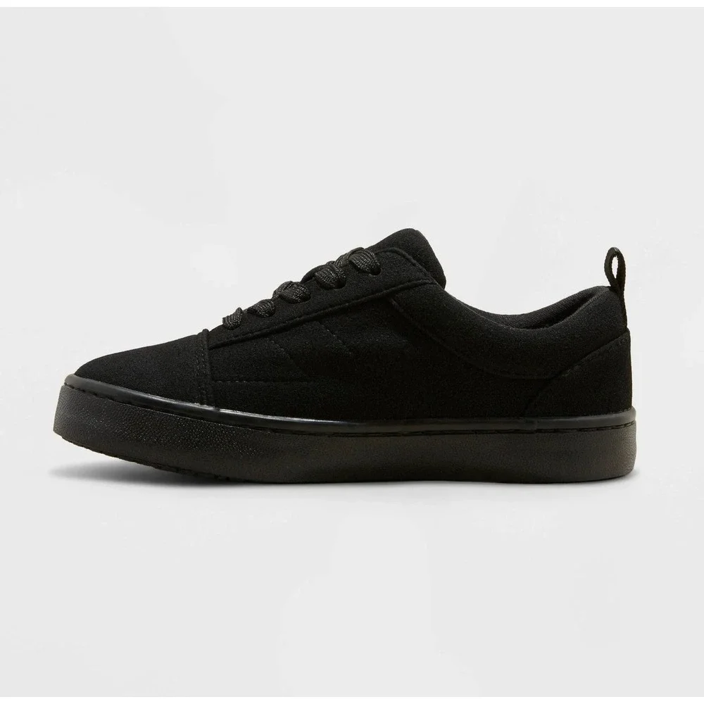 Art Class Garrett Sneakers Kids Black Lace Up Low Top Shoes 2 093-04-0597